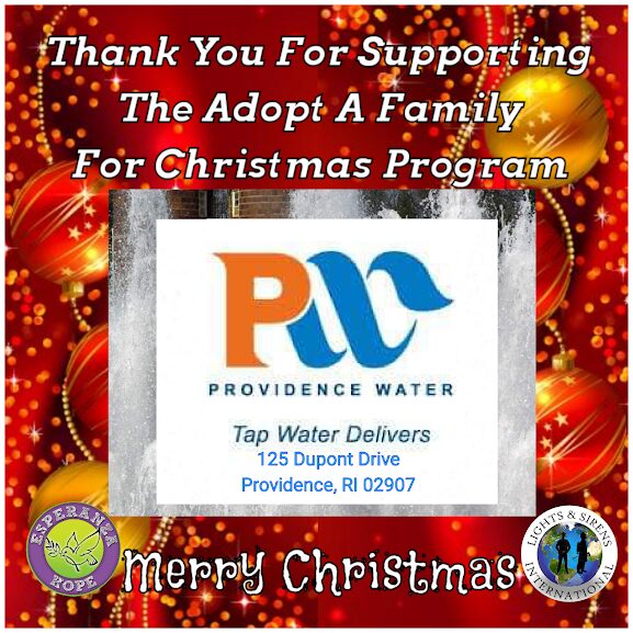 Thank you to: Providence Waters