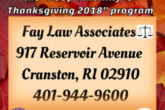 Thank you to: Fay Law Associates