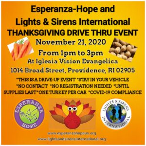 2020 Thanksgiving Drive online poster