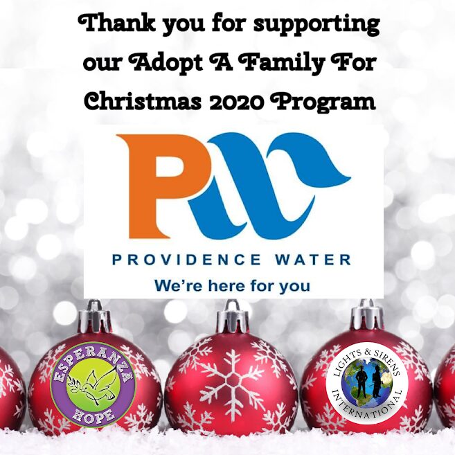 Thank you to: Providence Water logo