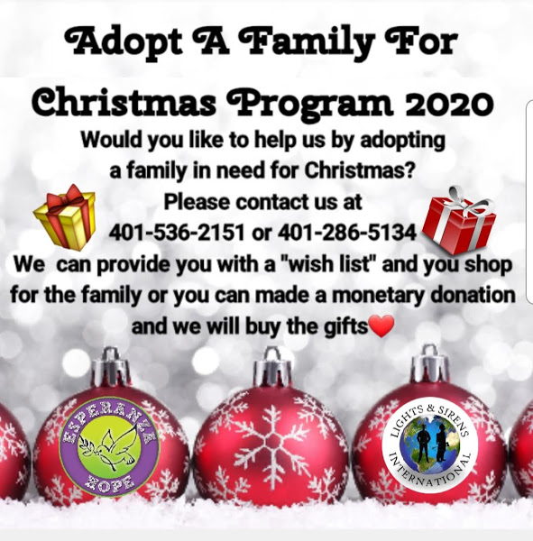 Adopt A Family for Christmas Program 2020 online poster