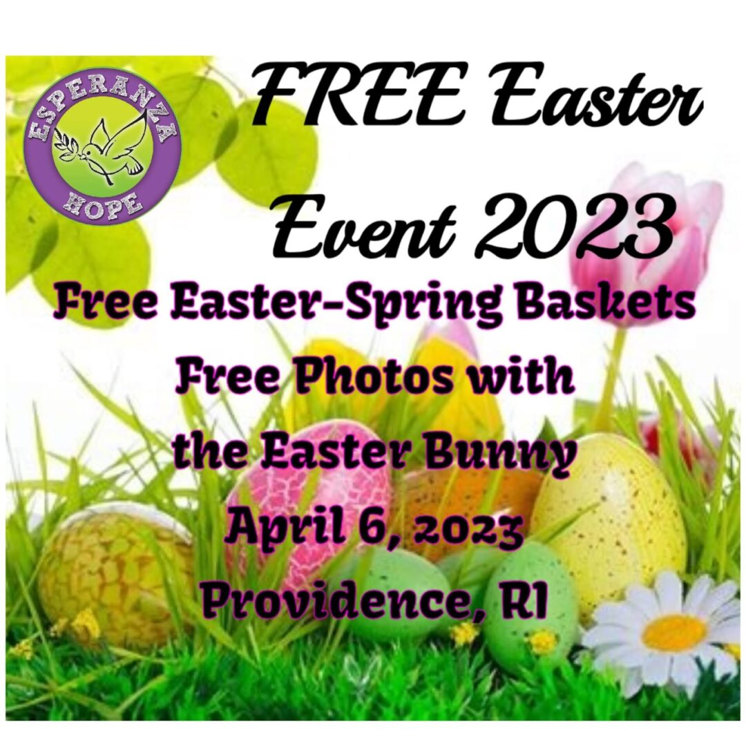 Poster of free Easter event in 2023
