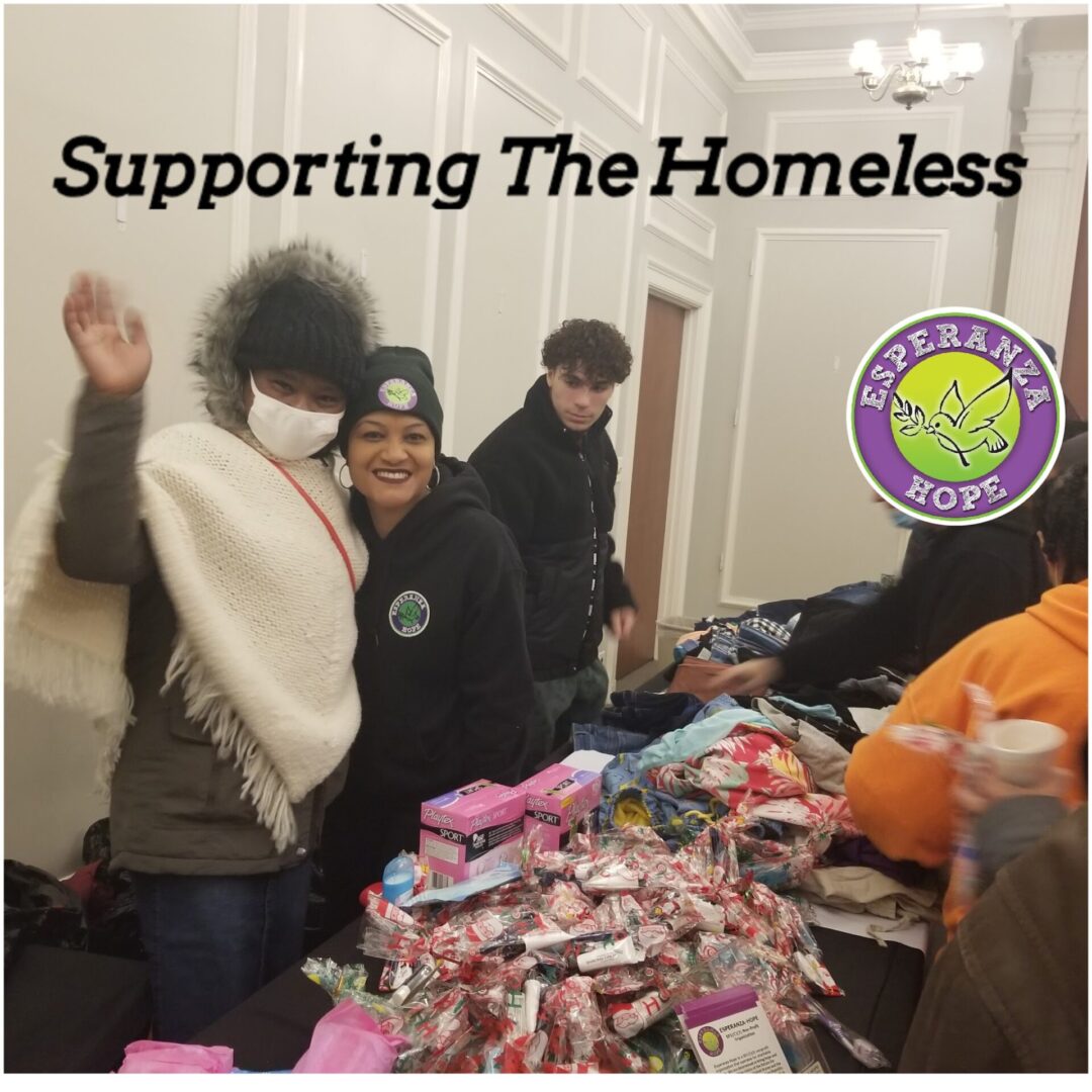 People collecting foods for the homeless peoples